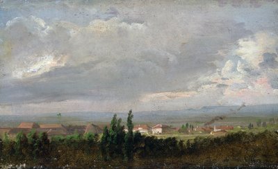 Thunderstorm Near Dresden by Johan Christian Dahl